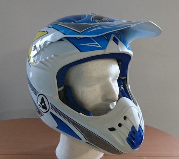weiß/blau